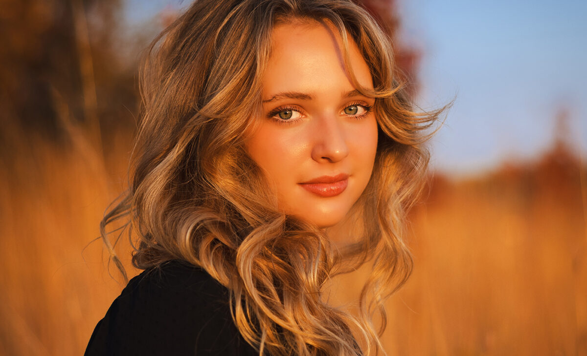 Senior Photo girl Brebeuf Student Indianapolis