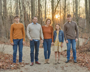 Family photos at Central Park in Carmel Indiana