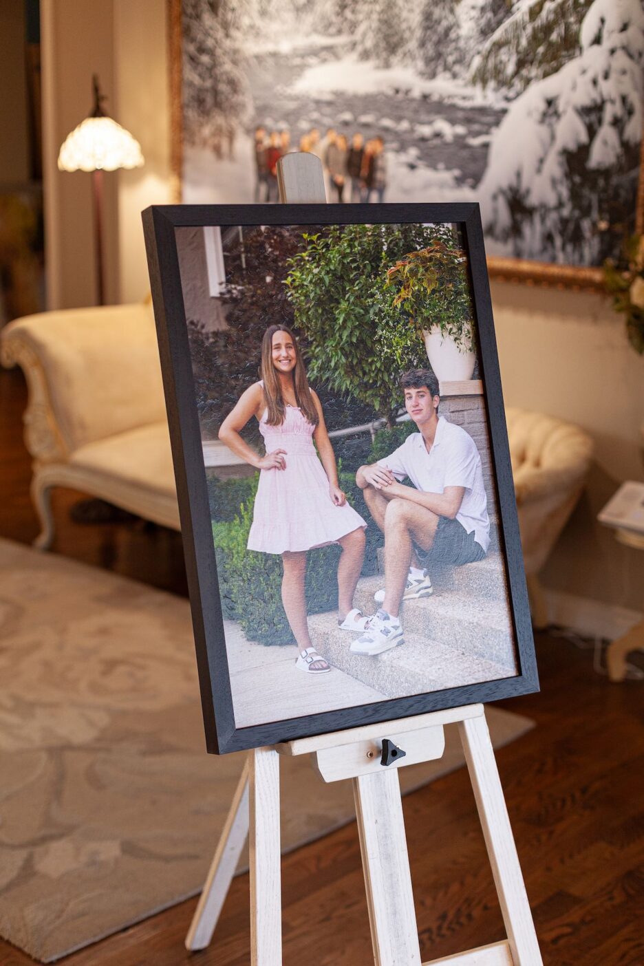 Where senior pictures end up after graduation when they are designed as finished wall art